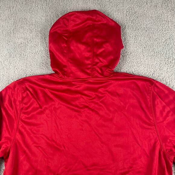 New Era NFL Men's Atlanta Falcons X-Large Red Safety Performance Fleece Hoodie - Picture 14 of 14